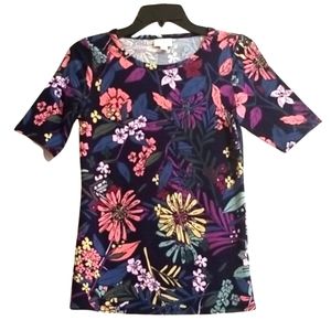 LuLaRoe, Gigi, Blouse, Vibrant Floral Print, NWOT Size XS New